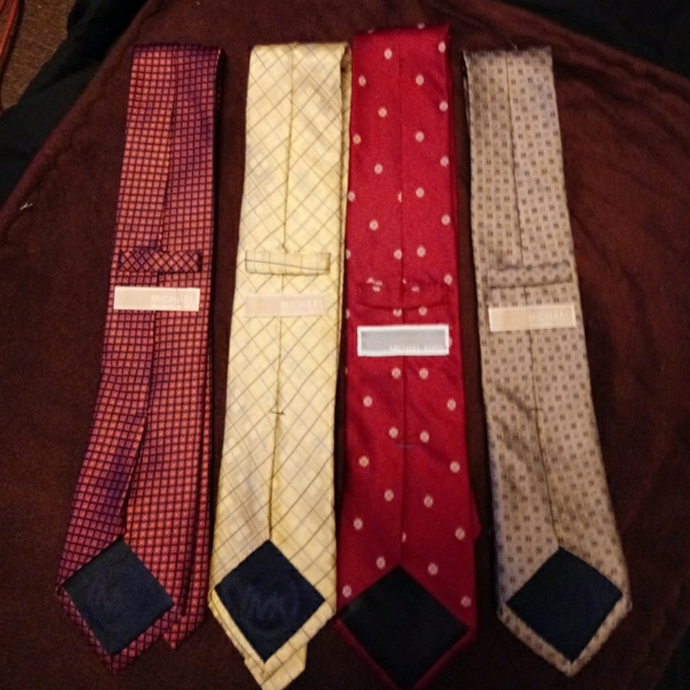 Michael Kors 100% silk ties